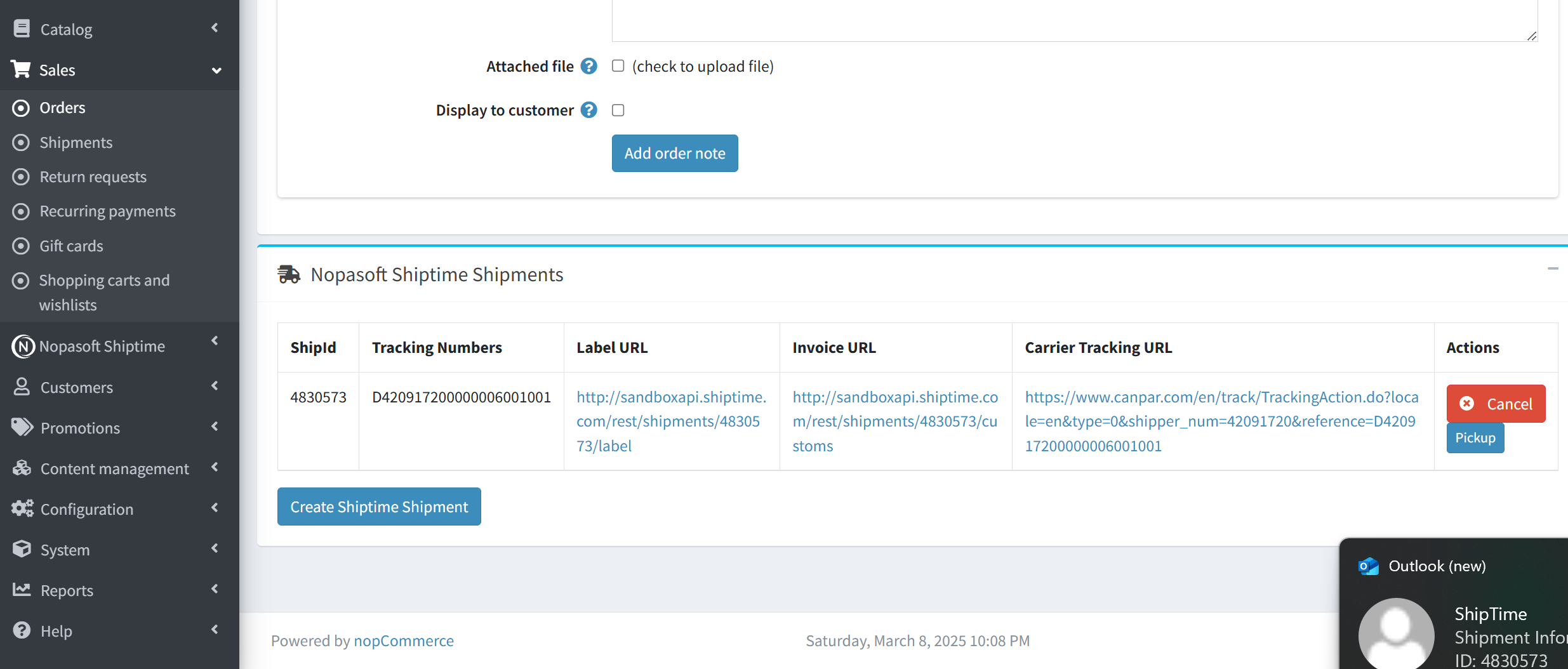Easy Shipping Label Creation | Nopasoft Shiptime Connector Easily Generate Shipping Labels with Nopasoft Shiptime Connector